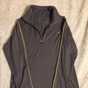 CHAMPION Women’s Gray Half Zip, Sz M.